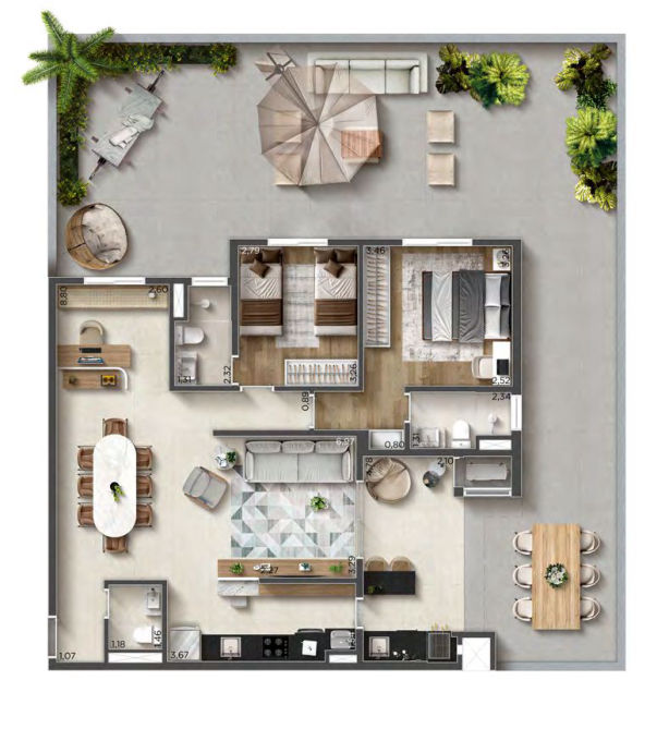 TRÉSOR RESIDENCE | Flamboyant Campinas-SP