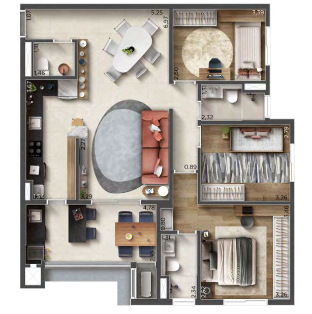 TRÉSOR RESIDENCE | Flamboyant Campinas-SP